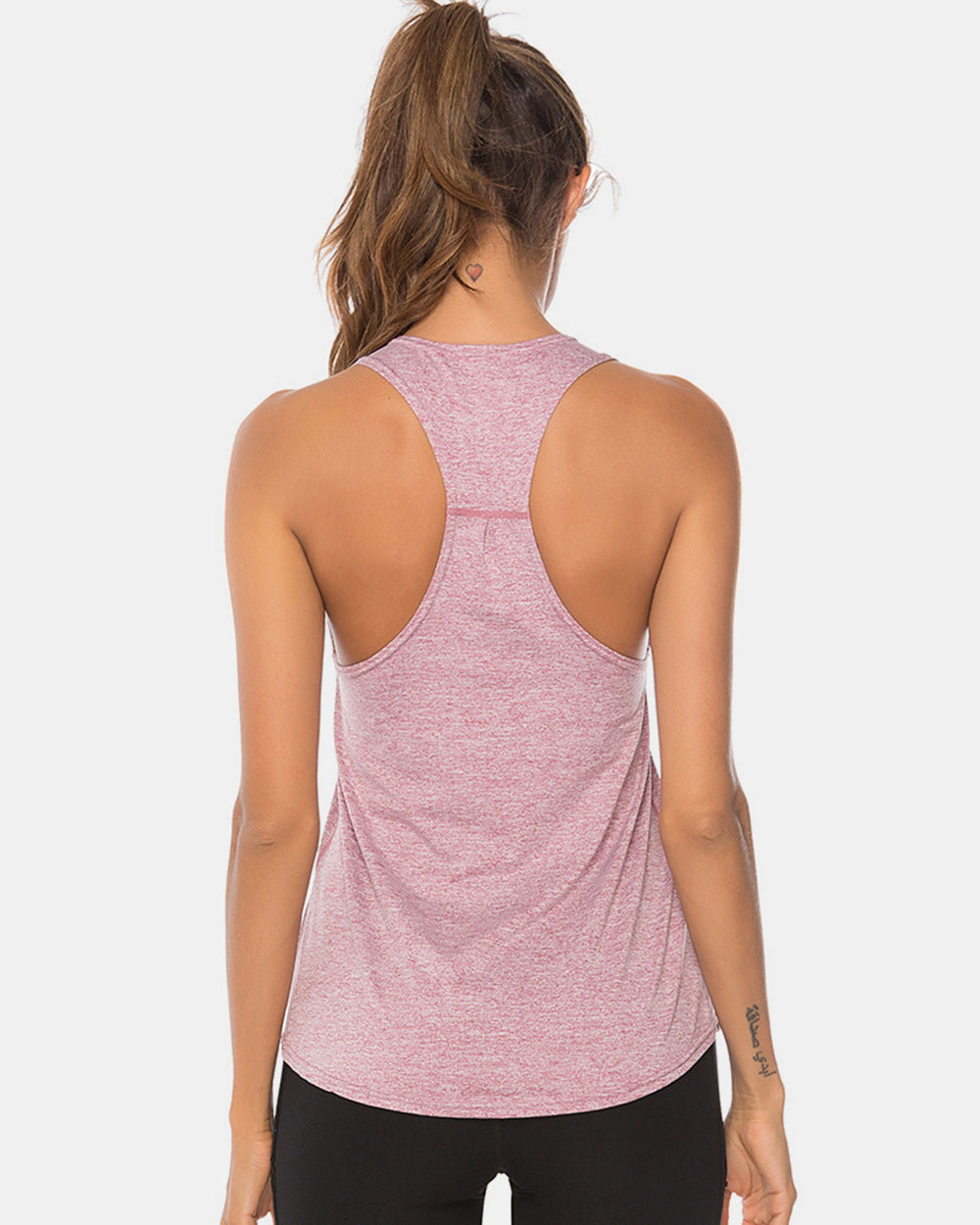 Full Size Scoop Neck Wide Strap Active Tank - Ignition Fitness