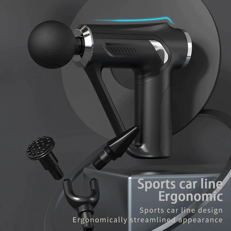 SITUOFUN Massage Gun 32 Levels Deep Tissue Neck Body Back Muscle Sport Electric Pistol Massager Exercise Relaxation Pain Relief - Ignition Fitness