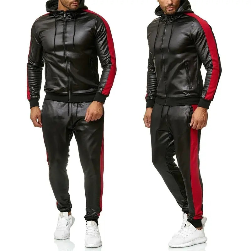 Hooded Jacket and Pants Jogging Suit Tracksuits - Ignition Fitness